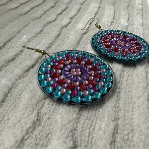 Rhinestone earrings